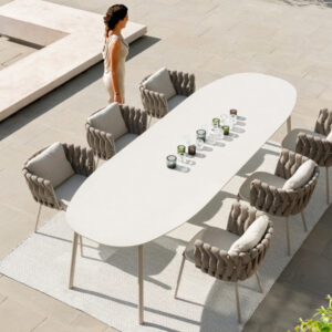 Woven/ Rattan Dining Settings