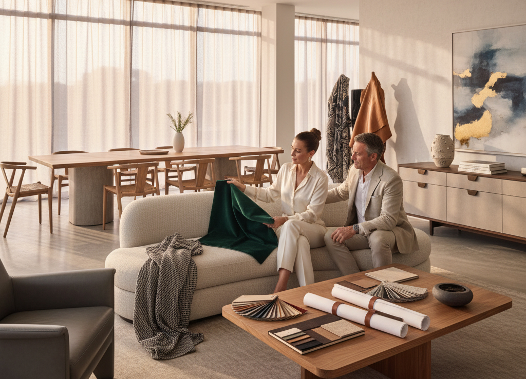 Exclusive Customisation of Fabrics, Finishes, Dimensions and Options: The Heart of Luxury at The Exclusive Home