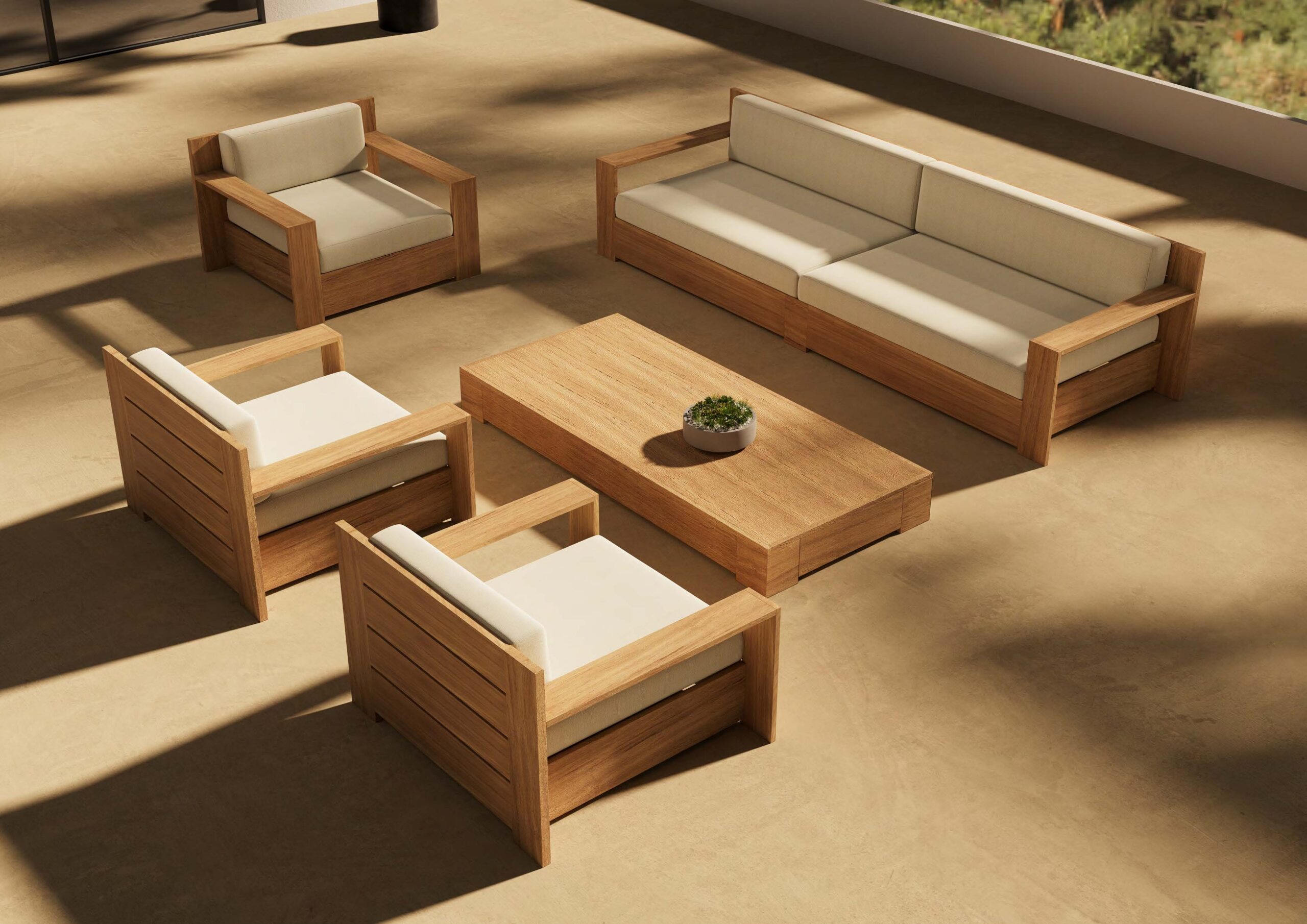 How to Care and Maintain Teak Outdoor Furniture to Retain Its New Look