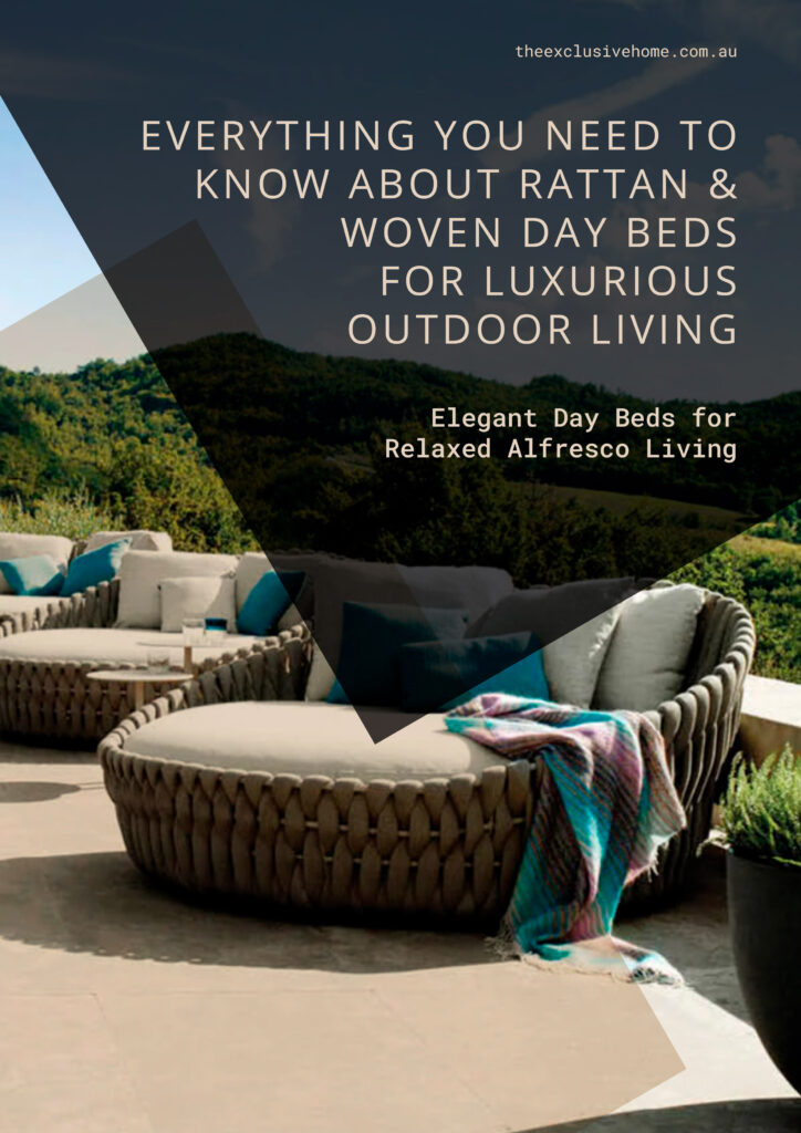 Everything You Need to Know About Rattan Woven Day Beds for Luxurious Outdoor Living